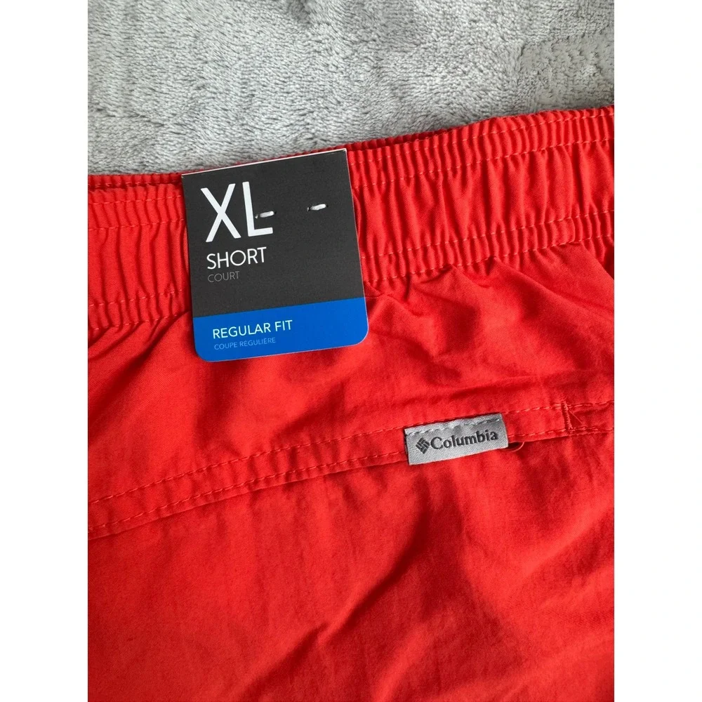 Columbia Walnut River Solid Shorts Womens XL‎ Red 5in Inseam XL9905-847 NWT